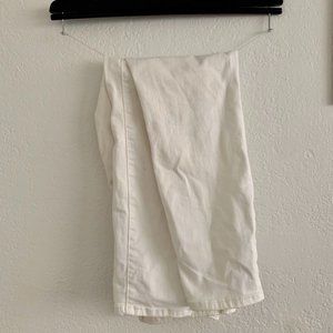 White Straight Leg Jeans